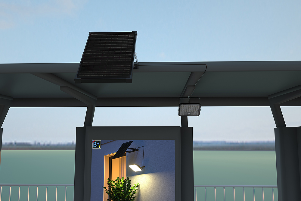 Projecteur solaire 60W